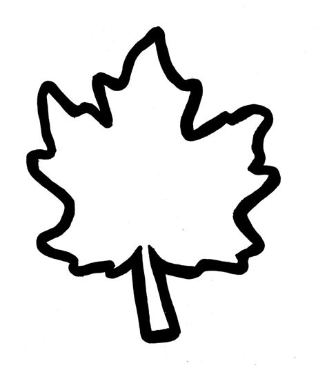 fall leaf cut  template  sign   simple  makeprintable