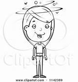 Drunk Girl Cartoon Adolescent Clipart Teenage Thoman Cory Vector Outlined Coloring Royalty Girls 2021 sketch template