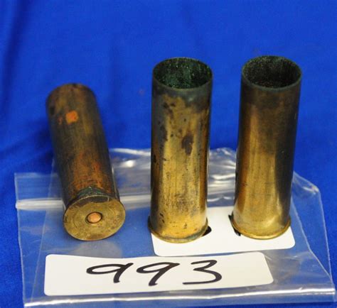 Three Original Winchester 12ga Brass Hulls