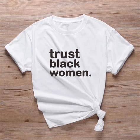 trust black women white t shirt glamorous chicks headwraps