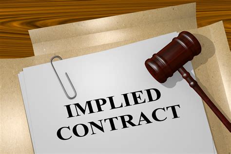 implied contract legal concept easleylaw