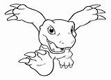 Digimon Cartoons sketch template