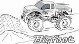 Monster Truck Coloring Pages Mohawk Warrior Traxxas Hot Maxx Wheels Bigfoot Coloringpagesonly Template sketch template