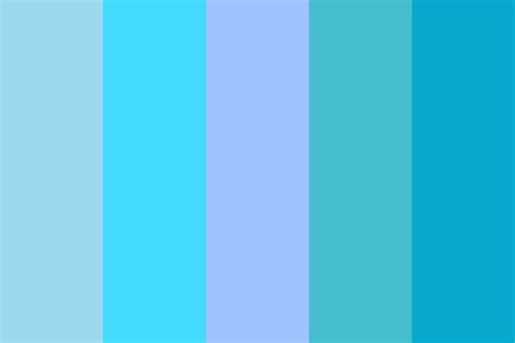 baby blue  color palette