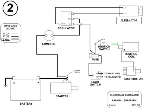 farmall  wiring diagram  volt wiring diagram