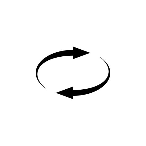 spin rotate arrow icon reload  symbol   design