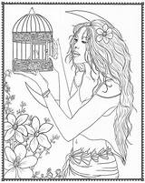 Coloring Pages Adult Books Blank Maiden Colouring Comics Inspirational Drawing Printable Adults Sheets Save sketch template