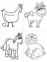 Farm Coloring Animal Pages Preschool Animals Printable Worksheet Worksheets Kids Activities Printables Activity Ws Kidzone Template Předškolní Pomůcky Tisku Digi sketch template