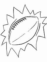 Football Coloring Pages Sports Book sketch template