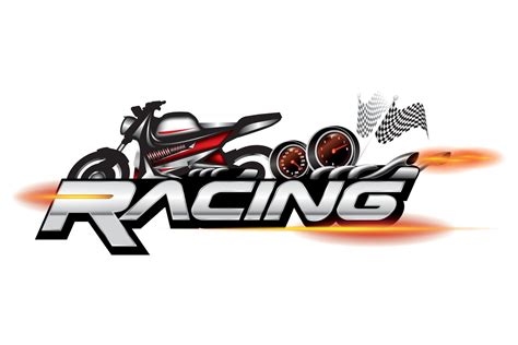 racing motorcycle emblem logo design vector  vector art  vecteezy