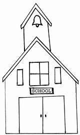 School House Outline Schoolhouse Clip Clipart Wikiclipart Paulo São Brazil Eyes Continuing Monday Series Safety Mark Read Set sketch template