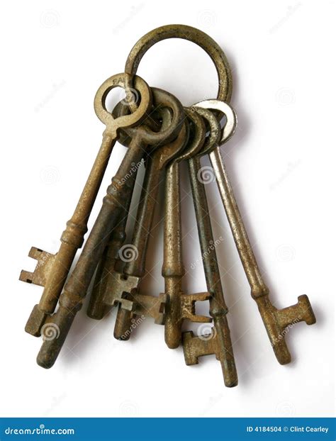 skeleton keys stock images image