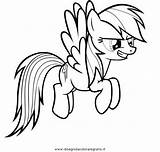 Coloring Rainbow Dash Pages Printable Pony Little Color Children Clipartmag Childrens Everfreecoloring sketch template