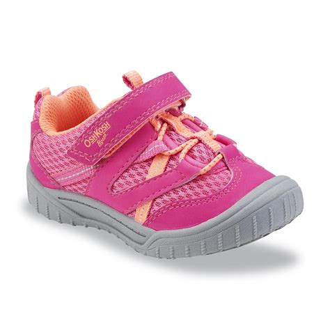 oshkosh toddler girls dune  pink athletic shoe