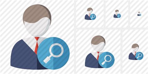 user search icon flat artistic professional stock icon   sets