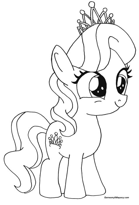 pony silver spoon    pony coloring page