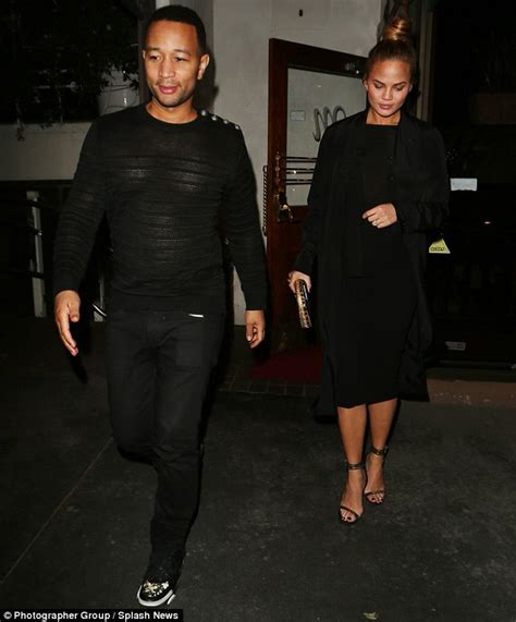 john legend shows off ripped torso with his pregnant wife chrissy teigen daily mail online