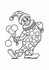 Clown Kleurplaat Kleurplaten Ballon Topkleurplaat sketch template