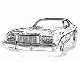 Torino Car Drawings Gran Kewl Site Ford Coloring Forum 1975 sketch template