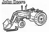Tractor Coloring Deere John Farm Pages Colouring Clipart Tractors Cliparts Library sketch template