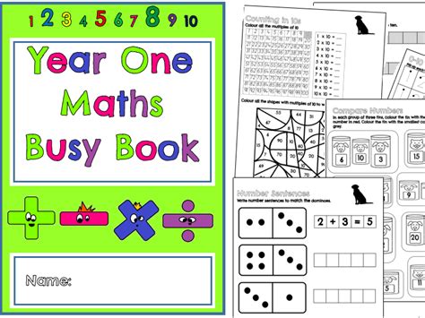 year  maths busy book   pages  fun maths activities