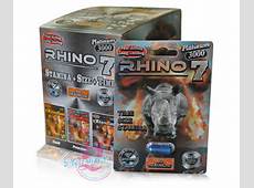 5X Rhino 7 Platinum 3000 Male Sexual Performance Enhancer Pill 5 Pack