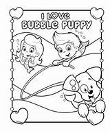 Coloring Bubble Guppies Pages Printable Print sketch template