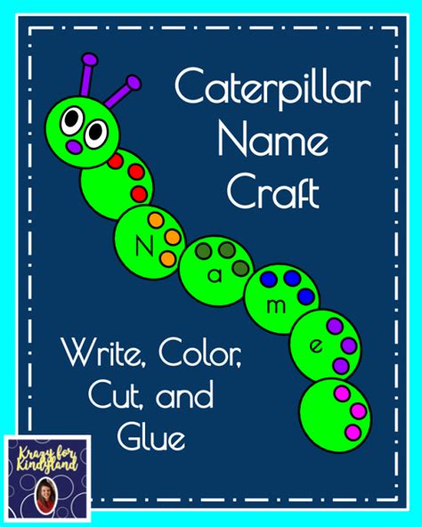 spring activity  caterpillar  craft literacy centers