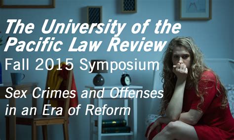 symposium 2015 sex crimes and offenses in the era of reform