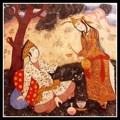iranian miniature style persian art sale iranian artwork