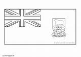 Falkland Islas Inseln Malvorlage Eilanden Kleurplaat Isole Descargar sketch template
