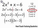 Factoring Quadratics Teach Way Math Example Tricks Every Work Prefer Doesn Because Teaching sketch template