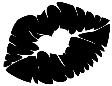 svg kiss lips mouth  svg image icon svg silh