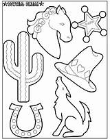 Cowgirl Charm Coloring Crayola Pages sketch template