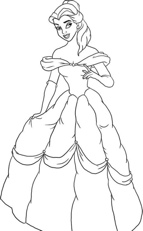 disney princess ariel  wearing dress coloring page disney coloring