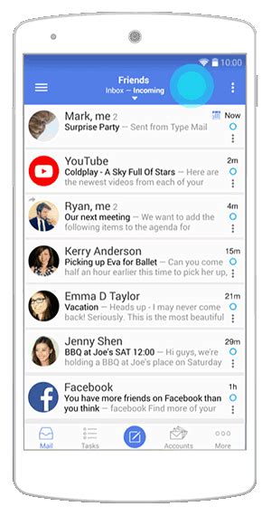 pull    unified inbox