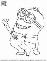Despicable Coloring Colouring Sheet Pages Minions Library sketch template