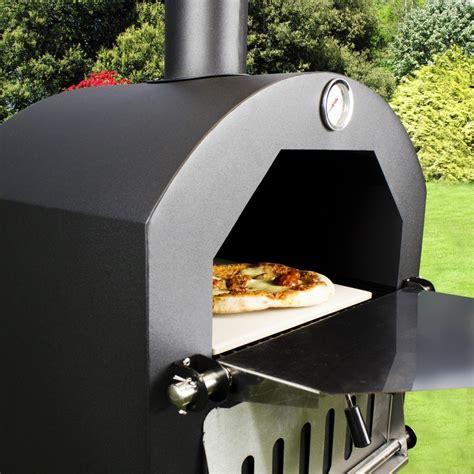 3 In 1 Charcoal Outdoor Pizza Oven Bbq And Smoker Includes Bbq Cover