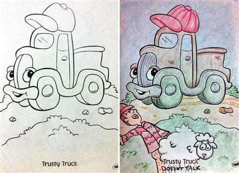 Awesome What Happens When Adults Do Coloring Books
