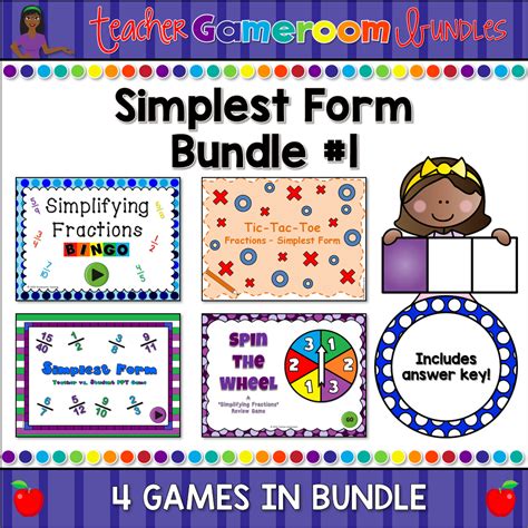 simplest form bundle  teacher gameroom