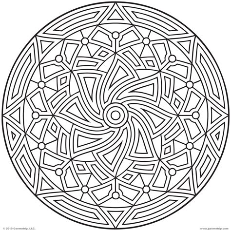 awesome design mandala coloring pages  printable