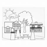 Coloring Neighbor Colouring Pages Neighborhood Neighbourhood Happy Yourself Flyer Pack Neighbors Thy Sided Sheets Printable Side Template Zazzle sketch template
