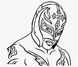 Coloring Pages Rey Mysterio Mucha Lucha Wwe Trending Days Last sketch template