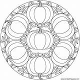 Pumpkin Coloring Pages Adults Getcolorings Color sketch template