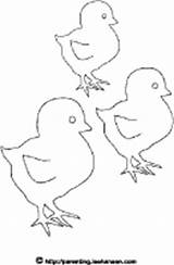 Coloring Chicks Easter Spring Pages Chick Peeps Print Printable Baby Color Three Size Cute Link Click Leehansen Parenting Downloads sketch template