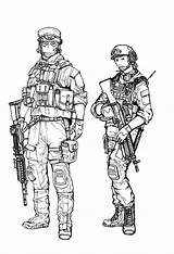 Usmc Guardia Militaire Bf4 Swat Militar Soldados Pintar Quintieri Roberto Militaires Fantastique Poses sketch template