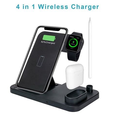wireless charger  iphone  xs xr  fast wireless charging station  airpods