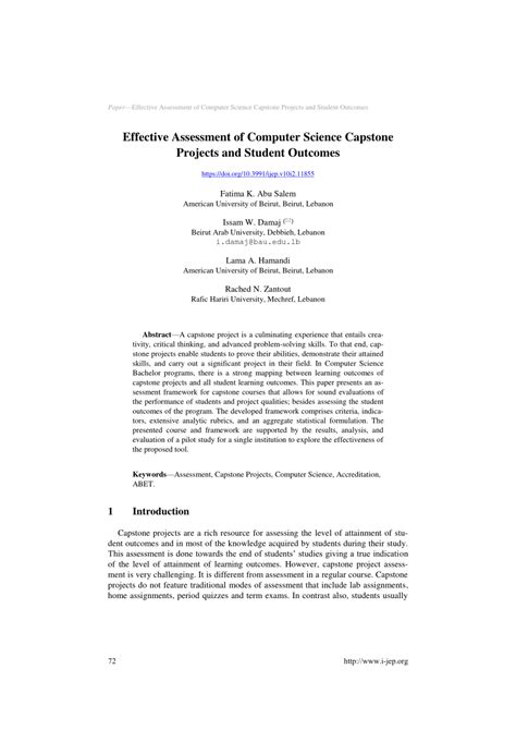 capstone college paper capstone paper structure  differ based