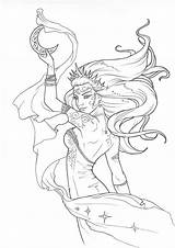 Coloring Pages Goddess Adult Justice Scales Night Nyx Book House Colouring Color Fairy Oh Books Adults Tumblr Vector Drawings Sheets sketch template