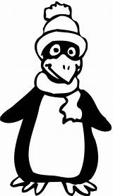 Penguin Coloring Pages Happy Trio sketch template